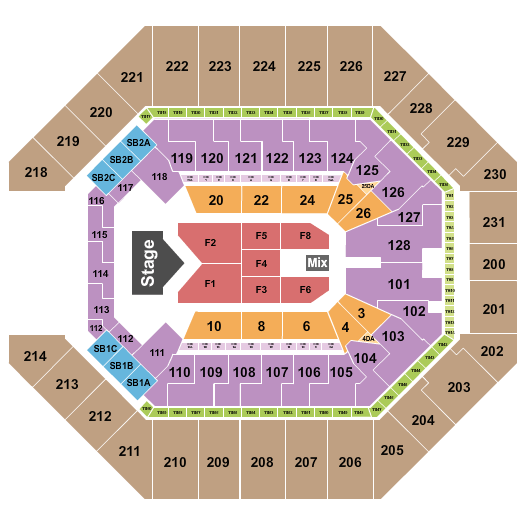 Frost Bank Center Jelly Roll Seating Chart